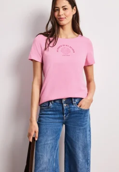 Shirt met schelpenprint