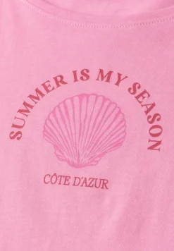 Shirt met schelpenprint