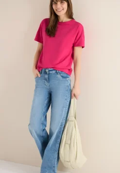 Shirt met schouderdetail