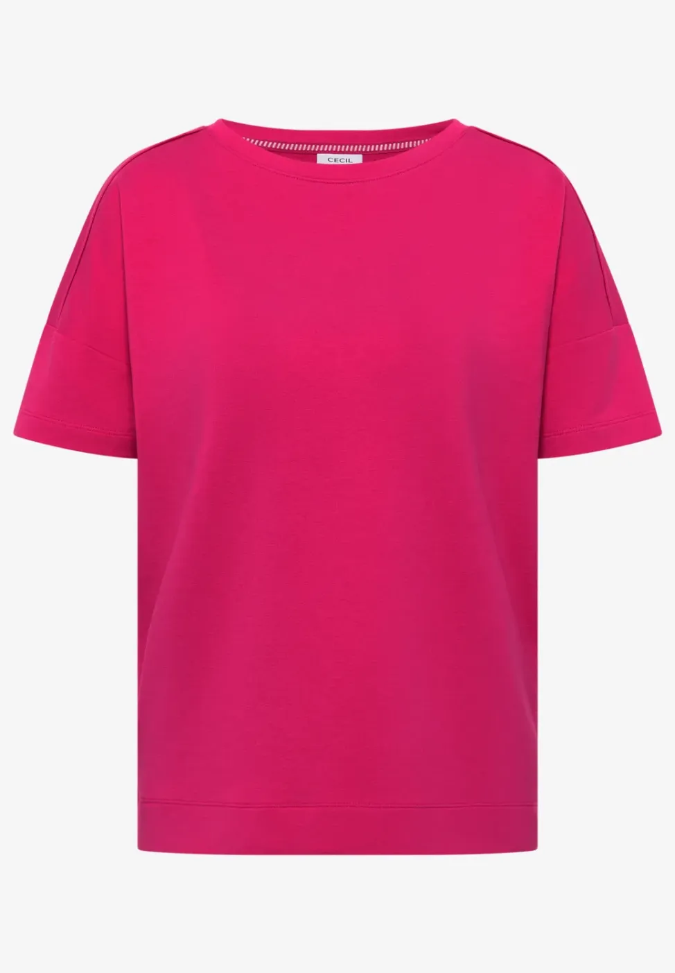 Shirt met schouderdetail