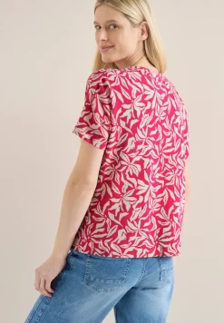 Shirt met schouderdetail