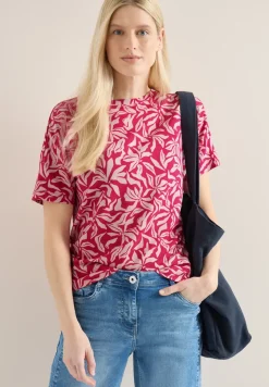 Shirt met schouderdetail