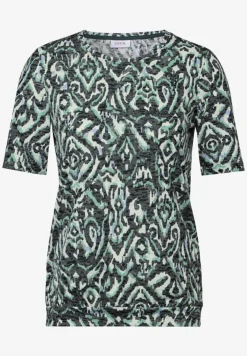 Shirt met sierpatroon