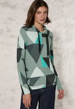 Shirt met sjaalkraag