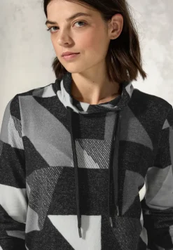Shirt met sjaalkraag