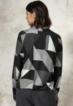 Shirt met sjaalkraag
