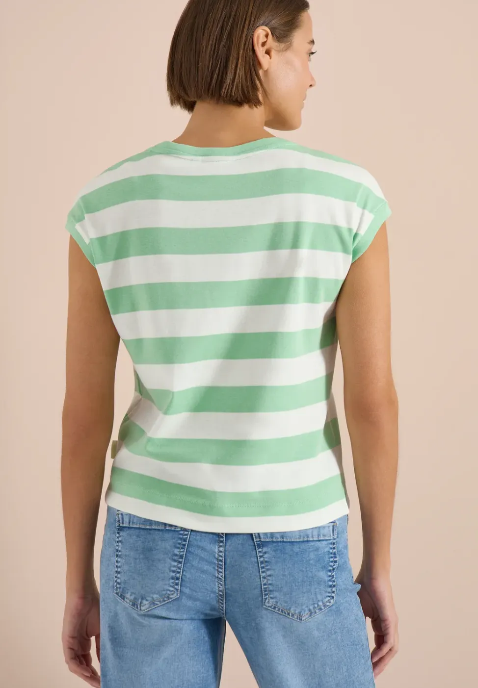 Shirt met strepen en printdetail
