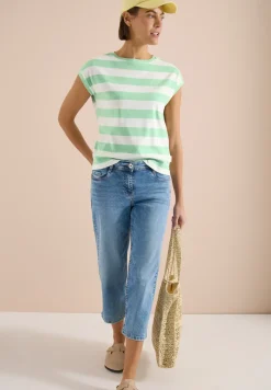 Shirt met strepen en printdetail