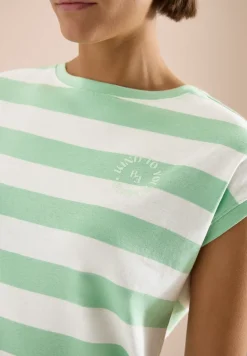 Shirt met strepen en printdetail