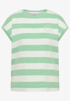 Shirt met strepen en printdetail