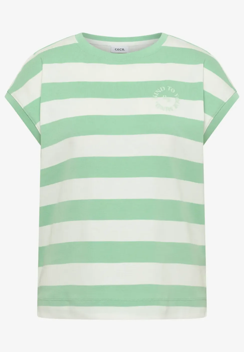 Shirt met strepen en printdetail