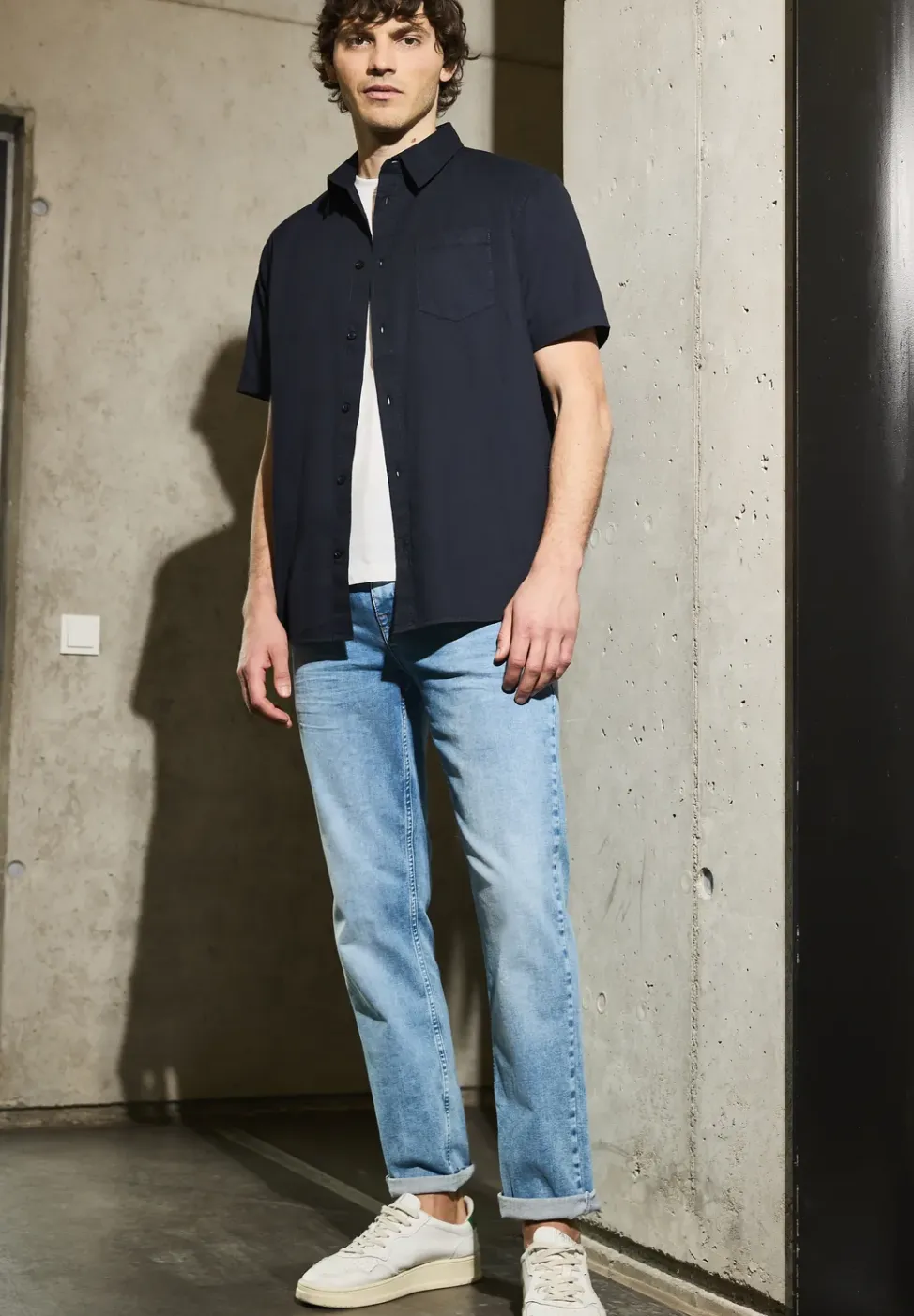 Shirt met structuur