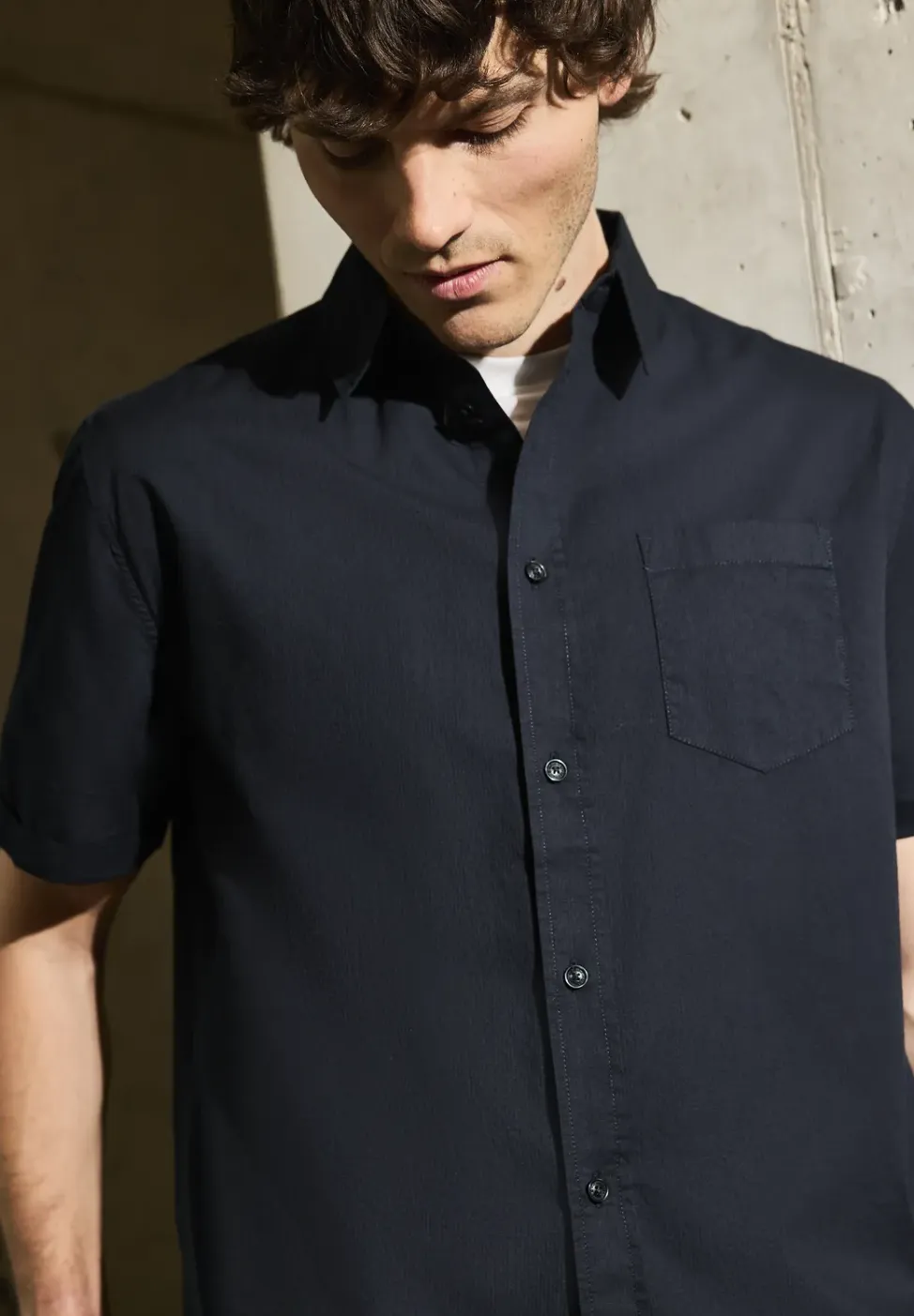 Shirt met structuur