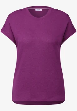 Shirt met structuur en knopen