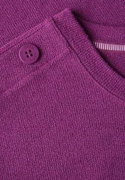 Shirt met structuur en knopen
