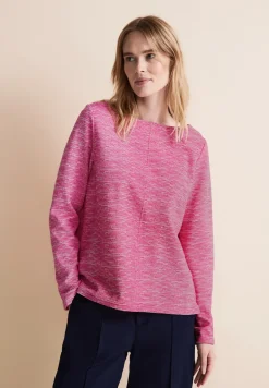Shirt met structuur en lange mouwen