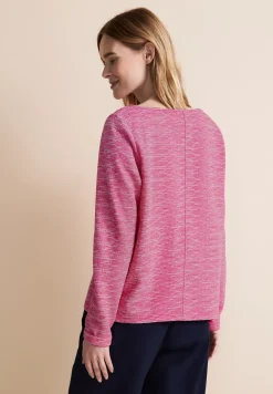 Shirt met structuur en lange mouwen