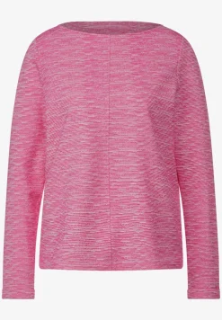 Shirt met structuur en lange mouwen
