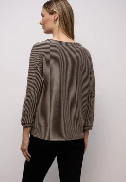 Shirt met structuur, tweekleurig