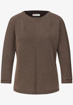 Shirt met structuur, tweekleurig