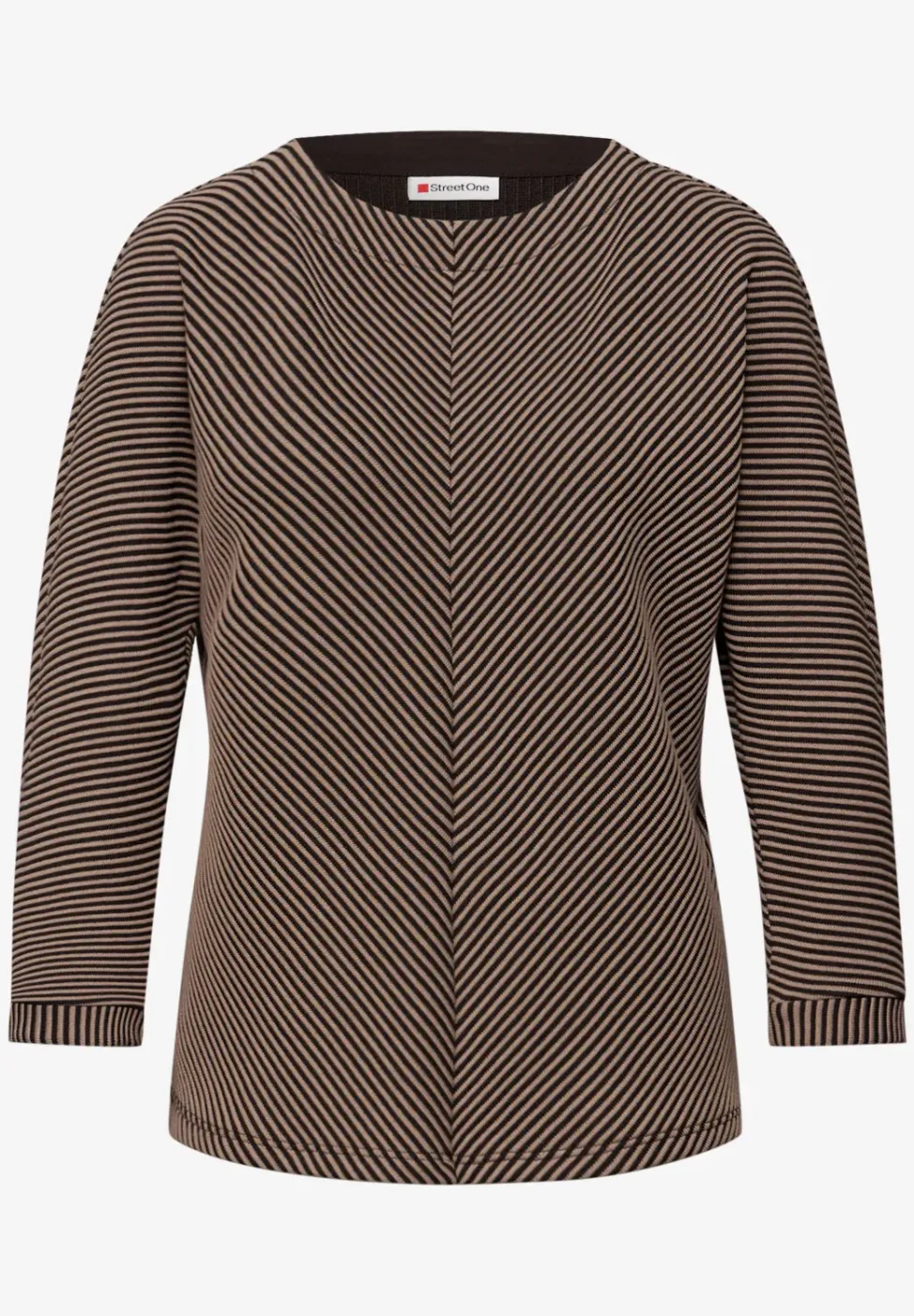 Shirt met structuur, tweekleurig