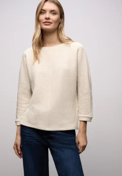 Shirt met structuur, tweekleurig