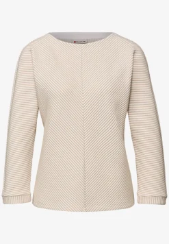 Shirt met structuur, tweekleurig