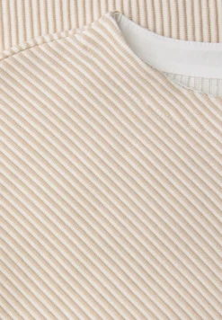 Shirt met structuur, tweekleurig