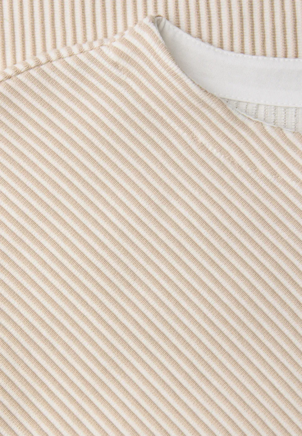 Shirt met structuur, tweekleurig