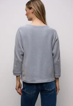 Shirt met structuur, tweekleurig