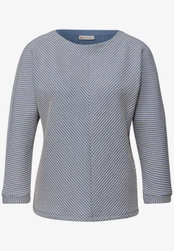 Shirt met structuur, tweekleurig