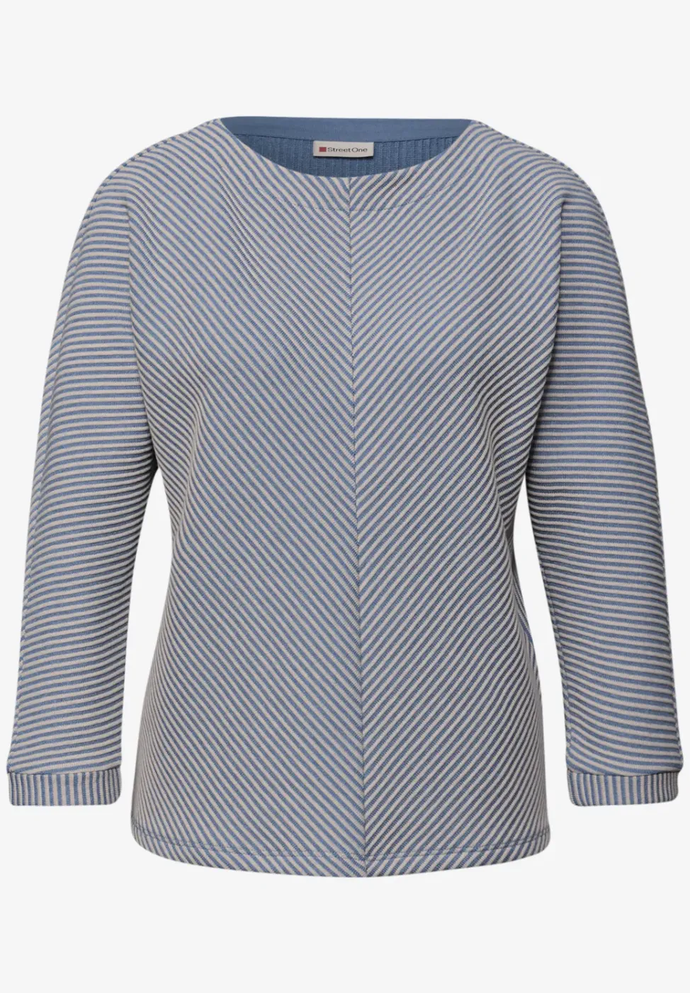 Shirt met structuur, tweekleurig