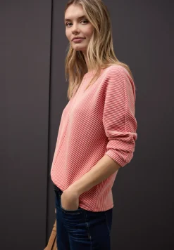 Shirt met structuur, tweekleurig