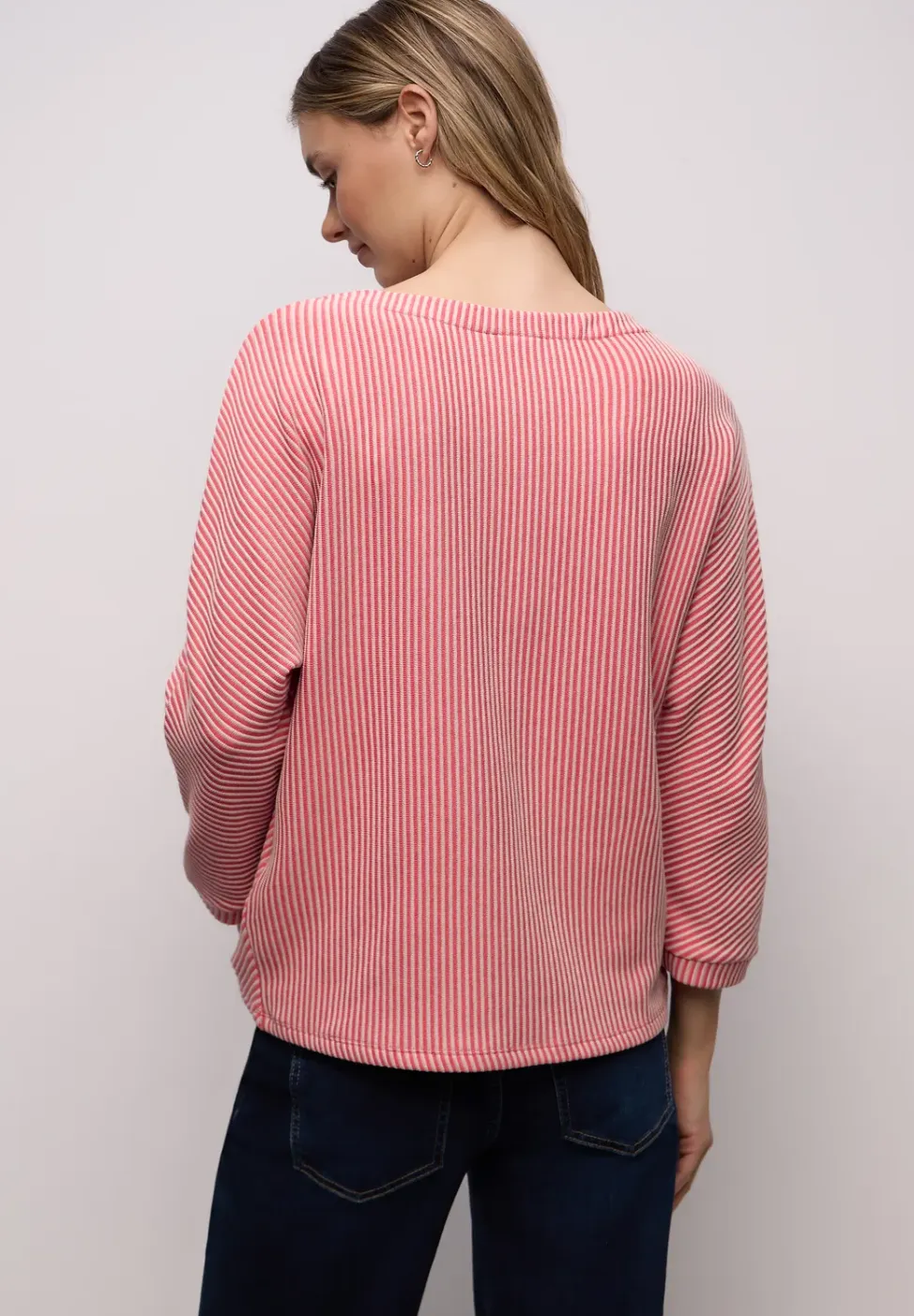 Shirt met structuur, tweekleurig