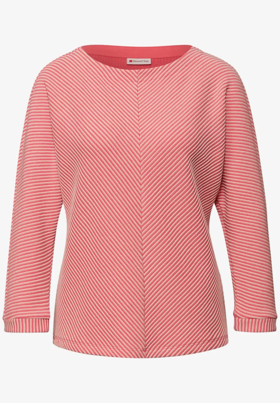 Shirt met structuur, tweekleurig
