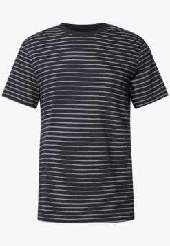Shirt met structuurstrepen
