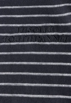 Shirt met structuurstrepen