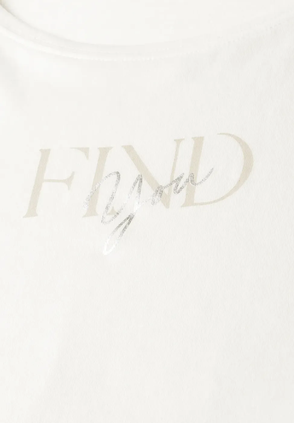 Shirt met tekst artwork