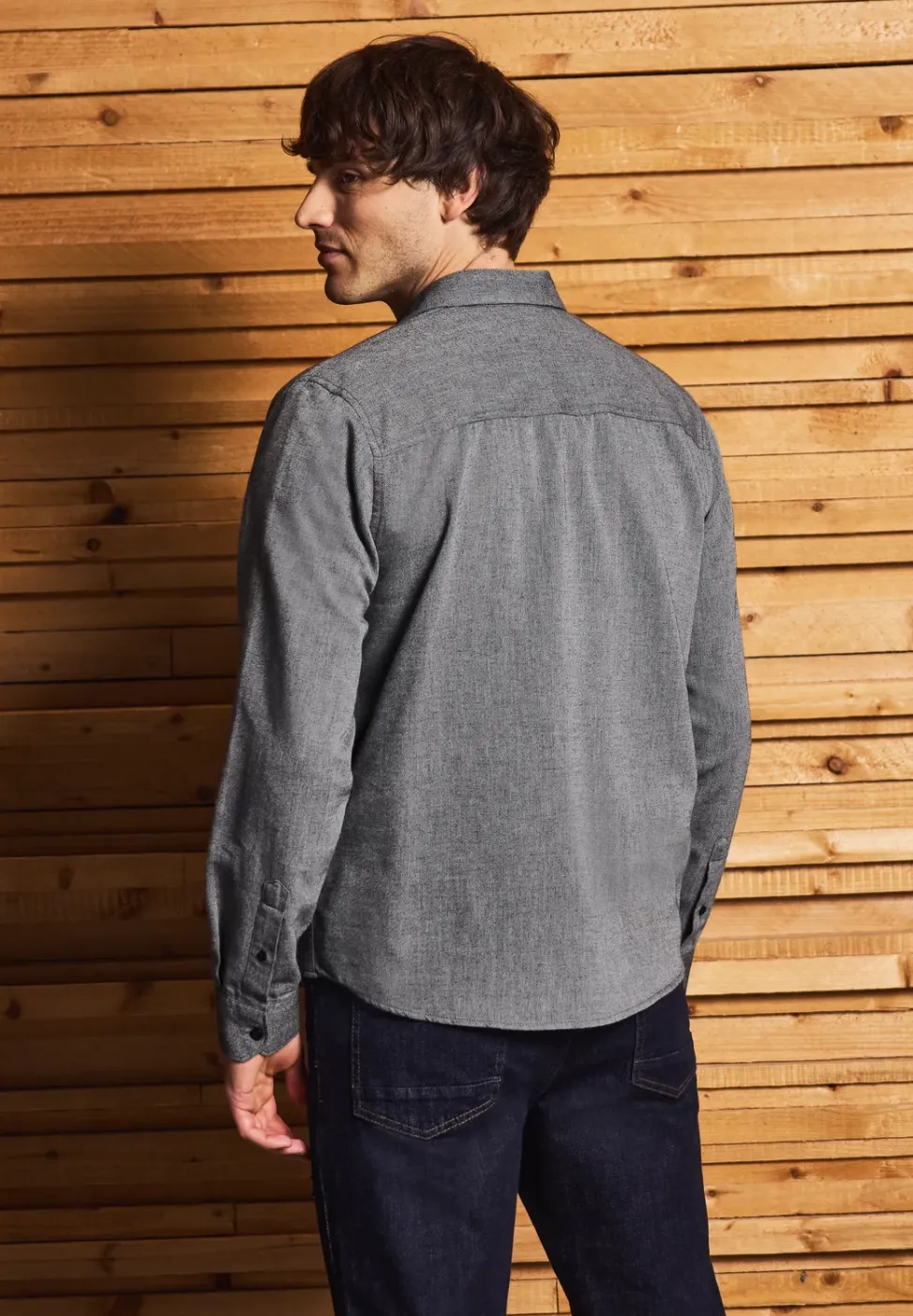 Shirt met tweekleurige structuur