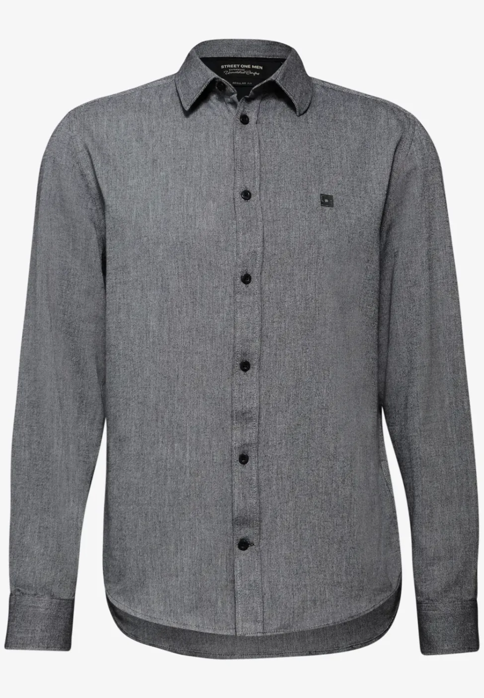 Shirt met tweekleurige structuur