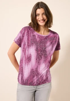 Shirt met uitbranding