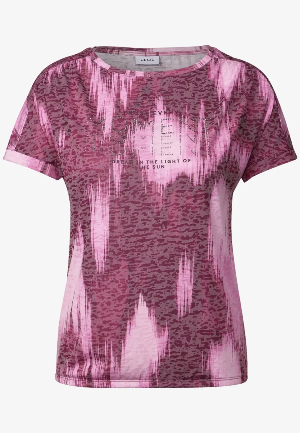 Shirt met uitbranding