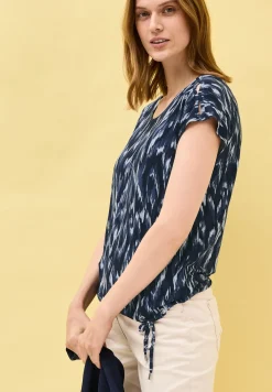 Shirt met uitgesneden details