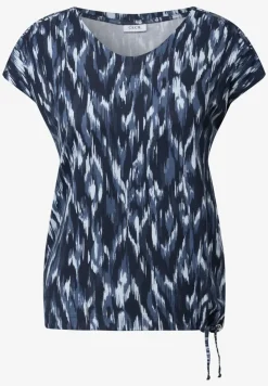 Shirt met uitgesneden details