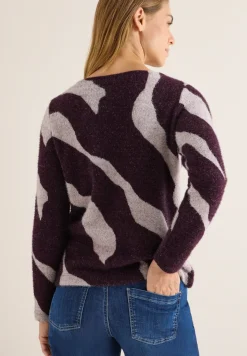Shirt met verengaren patroon
