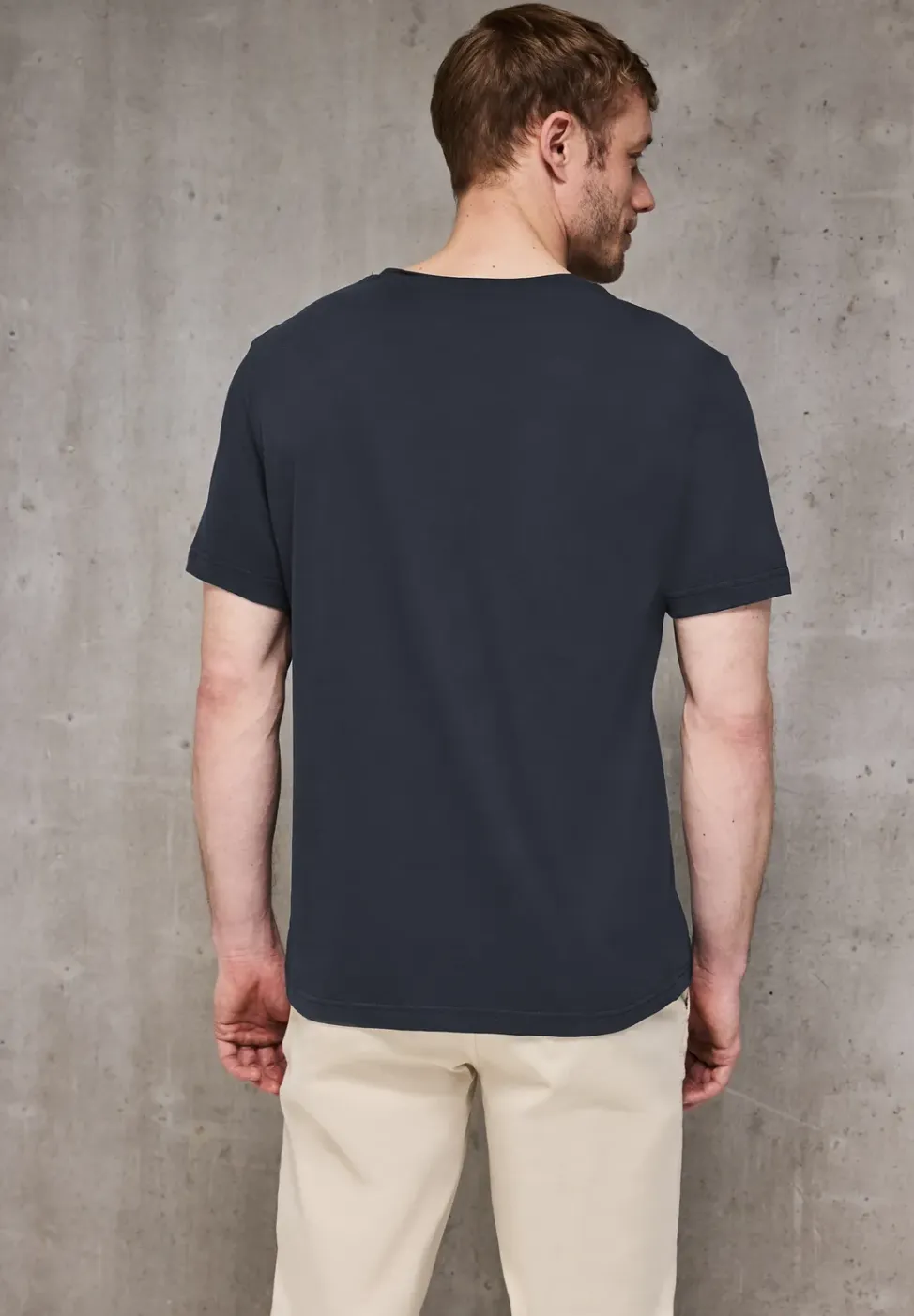 Shirt met V-hals