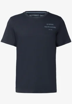 Shirt met V-hals