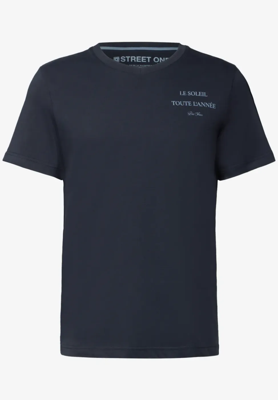 Shirt met V-hals