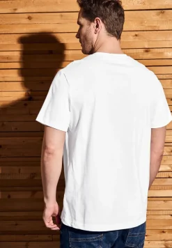 Shirt met V-hals