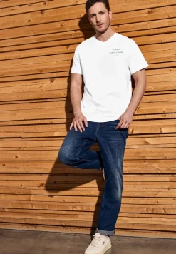 Shirt met V-hals
